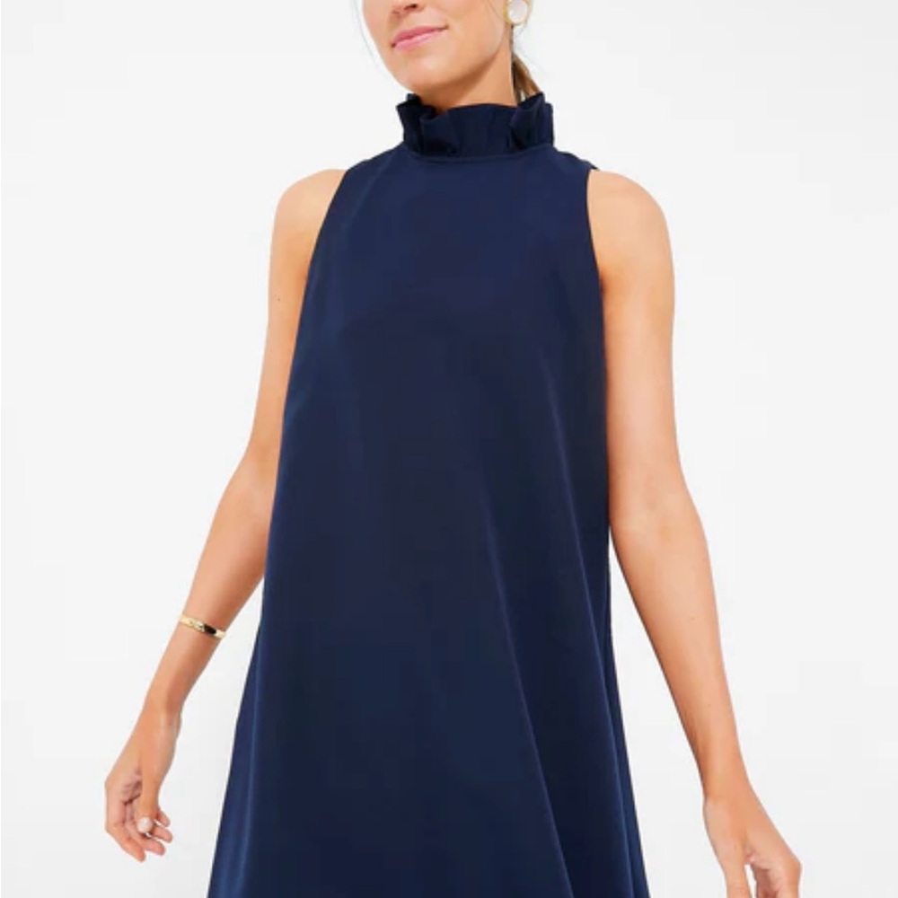 Elegant Navy Sleeveless Dress Tuckernuck